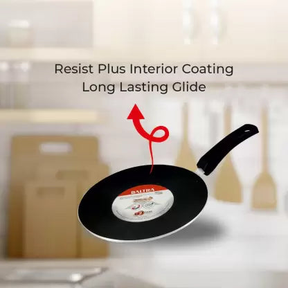 Baltra Induction Base Non-Stick Dosa Tawa 25 CM BTN-235 Tawa 25 cm diameter  (Aluminium, Non-stick, Induction Bottom) Baltra Induction Base Non-Stick Dosa Tawa 25 CM BTN-235 Tawa 25 cm diameter  (Aluminium, Non-stick, Induction Bottom)